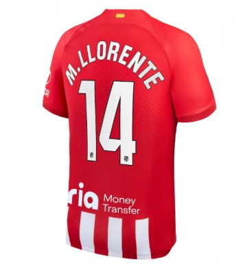 Atletico Madrid Marcos Llorente #14 Koszulka Podstawowych 2023-24 Krótki Rękaw